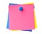 Colorful sticky notes