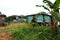 Colorful stilt houses on rio negro - Manaus, Brazil