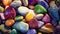 Colorful Stone Medley: A Harmonious Composition of Multicolored Gems