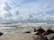 Colorful stones on Baltic sea coast, Lithuania