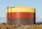 Colorful storage tank