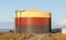 Colorful storage tank