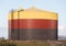 Colorful storage tank