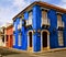 Colorful Street Corner, Cartagena de Indias