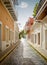 Colorful street in Old San Juan, Puerto Rico