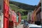 Colorful streets of Bo-Kaap a cape malay colony in Cape Town South Africa