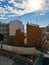 Colorful streets of a Spanish city