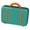 Colorful suitcase icon 3d