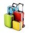 Colorful suitcases