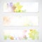 Colorful summer spring background banner with flowers