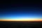 Colorful sunrise over the Atlantic Ocean seen from Pico Volcano