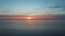 Colorful Sunset on the Baltic Sea, Latvia Aerial Drone Shoot.