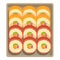 Colorful sushi box food icon cartoon vector. Take out meal