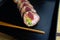 colorful sushi rolls served in an appetizing way