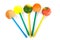 Colorful sweet lollipops