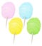 Colorful Sweet Soft Cotton Candy Collection