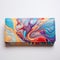 Colorful Swirl Design Wallet With Artgerm Style And High Detail