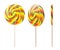colorful swirl lollipops