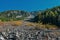 Colorful swiss autumn landscape in Filisur