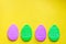 Colorful and symbolic Easter concept