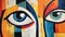 Colorful Symbolic Eyes: A Contemporary Middle Eastern And North African Art