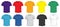 Colorful T-Shirt Template