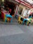 Colorful table , island travel , Turkey ,
