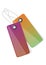 Colorful tags vector