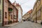 Colorful tenements at Mariacka street , Sandomierz, Poland.