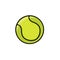 colorful tennis ball