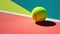 Colorful Tennis Dreams: A Minimalistic and Superb Clean Image AI Generated