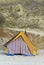 Colorful tent on beach