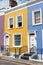 Colorful terraced houses in Notting Hill