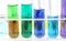 Colorful test tube, Chemical, Science, Laboratory,