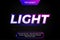 Colorful text effect light style. Text effect editable font. Free Font used