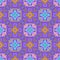 Colorful Thai art style seamless pattern.
