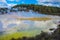 Colorful thermal pool at Wai-O-Tapu Thermal Wonderland near Rotorua, North Island, New Zealand