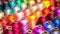 Colorful Thread Spools: Vibrant Shades for Sewing Projects.