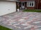 Colorful tiled patio