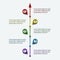 Colorful timeline infographic