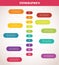 Colorful Timeline. Infographic template