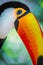 Colorful Toco Toucan tropical bird in Pantanal, Brazil