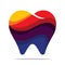 Colorful tooth icon