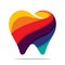 Colorful tooth icon