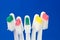 Colorful toothbrushes