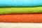 Colorful towels background