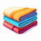 Colorful Towels: Soft Brush Strokes In Minimalist 2d Game Art Style