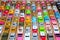 Colorful toy cars