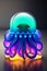 A colorful toy octopus - Ai Generated