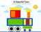 Colorful train dotted vector worksheet for early years.